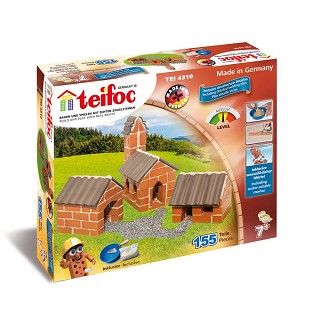 Teifoc® Building Set Village – 155 Pieces